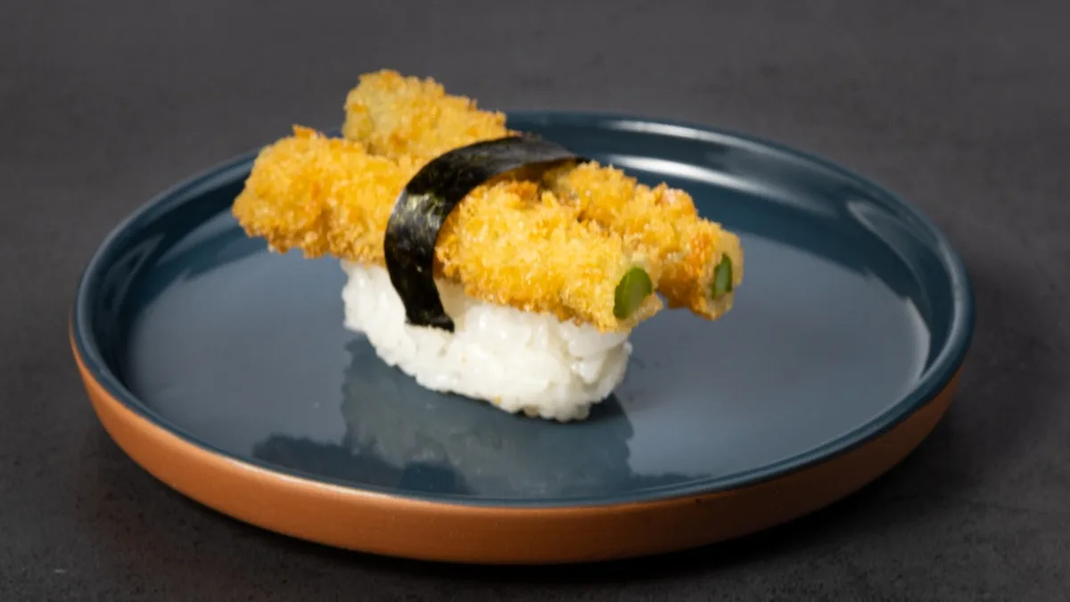 Nigiri Crispy asparagus (V)