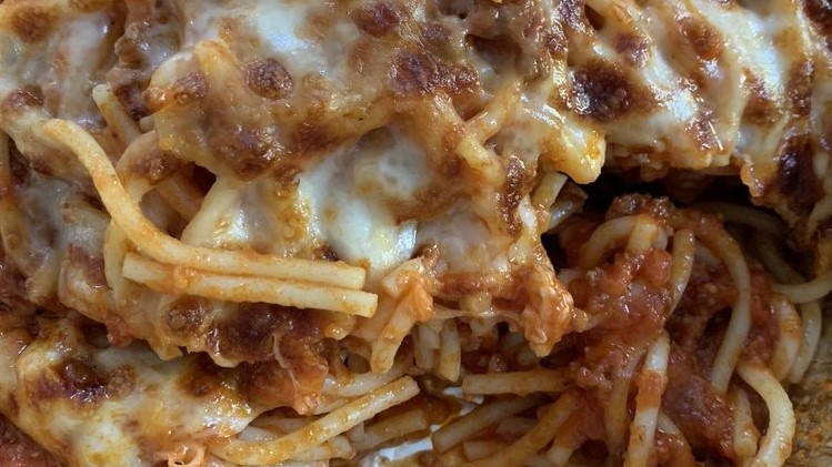 Baked Spaghetti Lunch