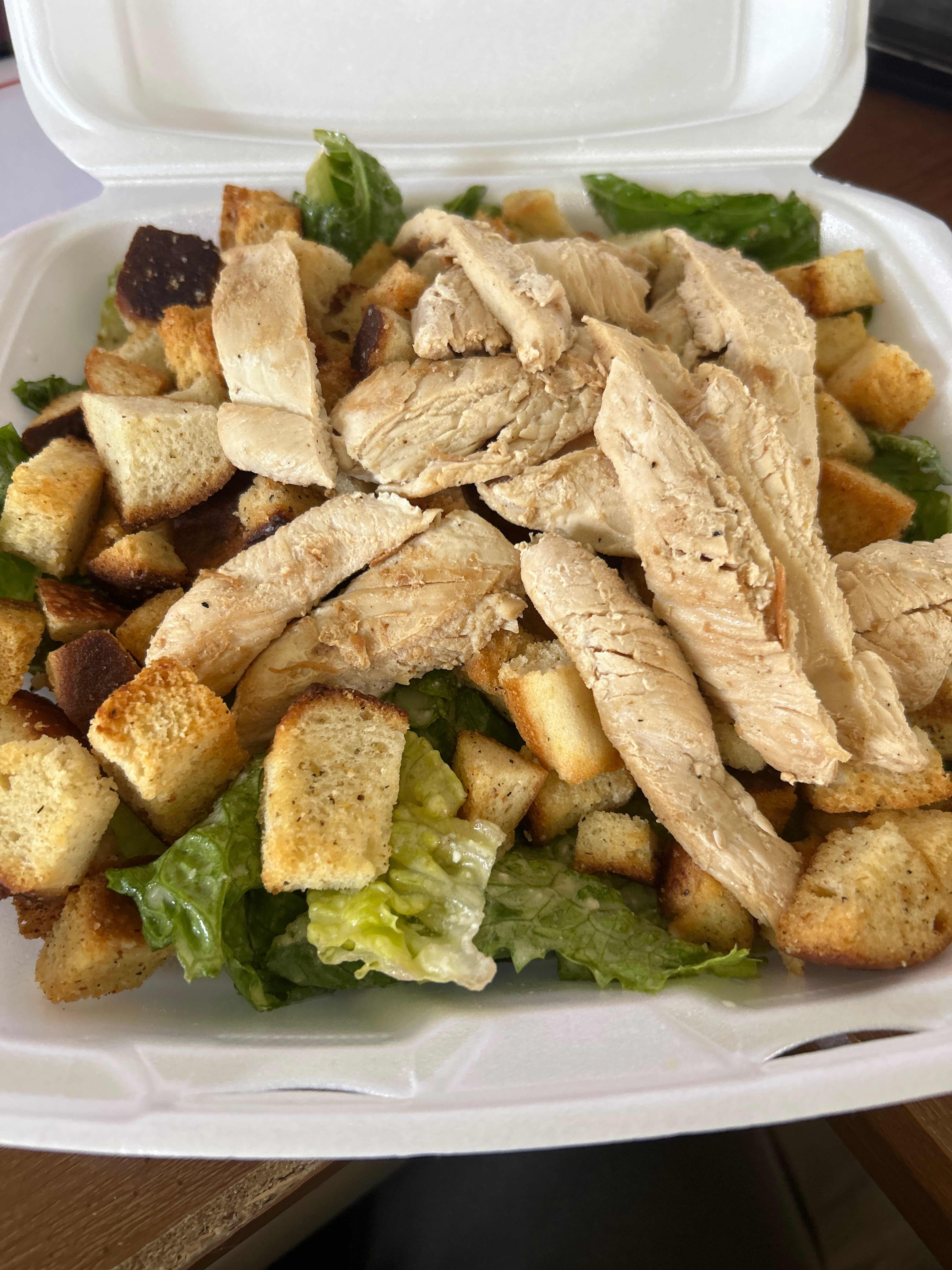 Chicken or Philly Steak Caesar Salad Lunch