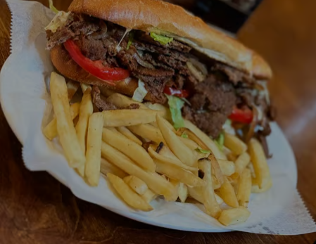 Philly Steak and Cheese Sandwich