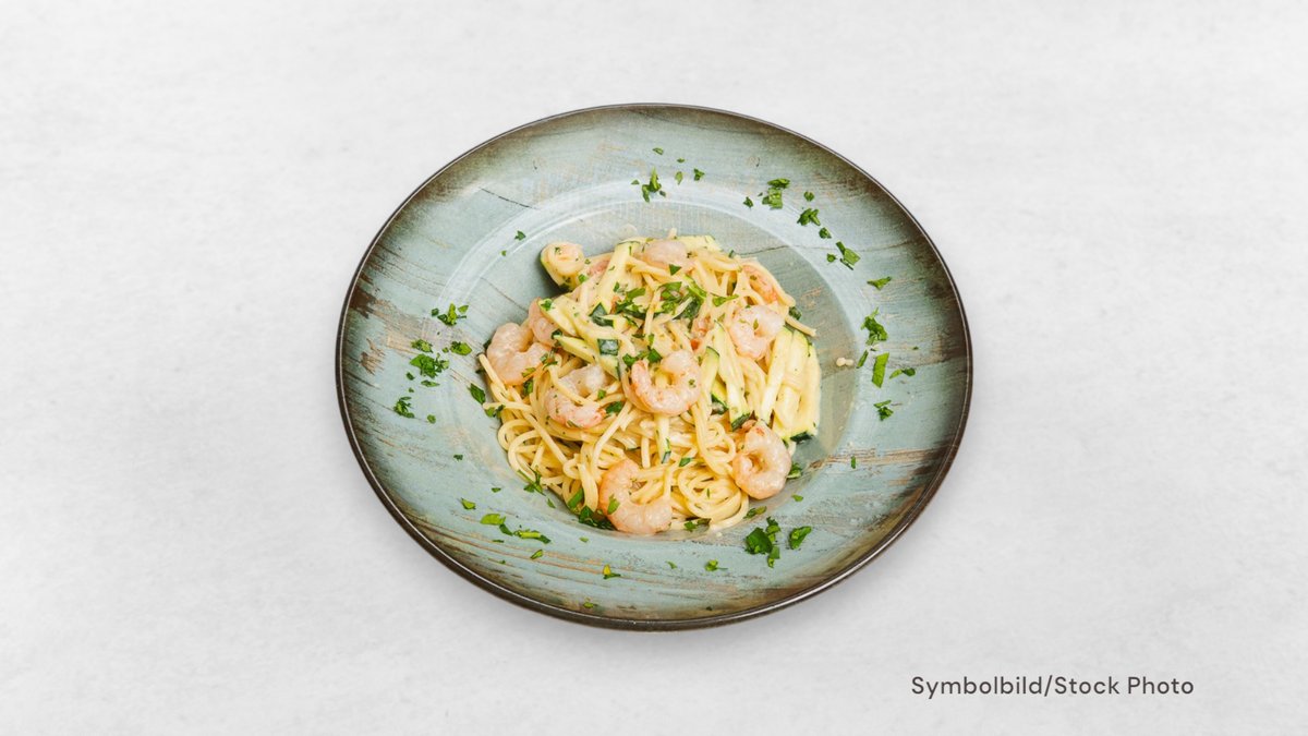 Tagliatelle Zucchini e Gamberetti