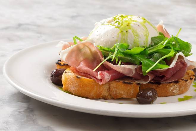 Burrata con Prosciutto