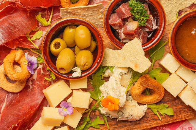 Cured Meat and Cheese Board