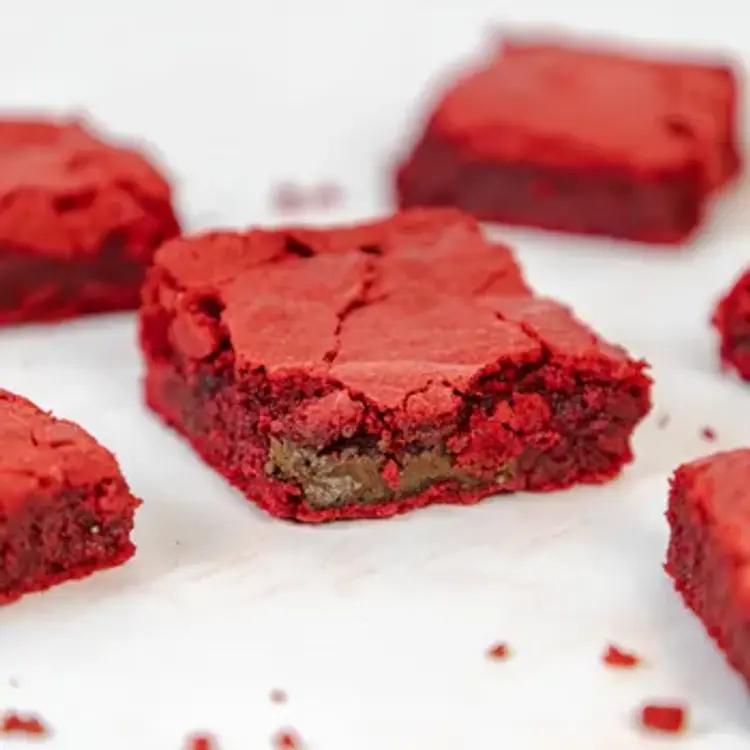 Brownie de Red Velvet y Nutella