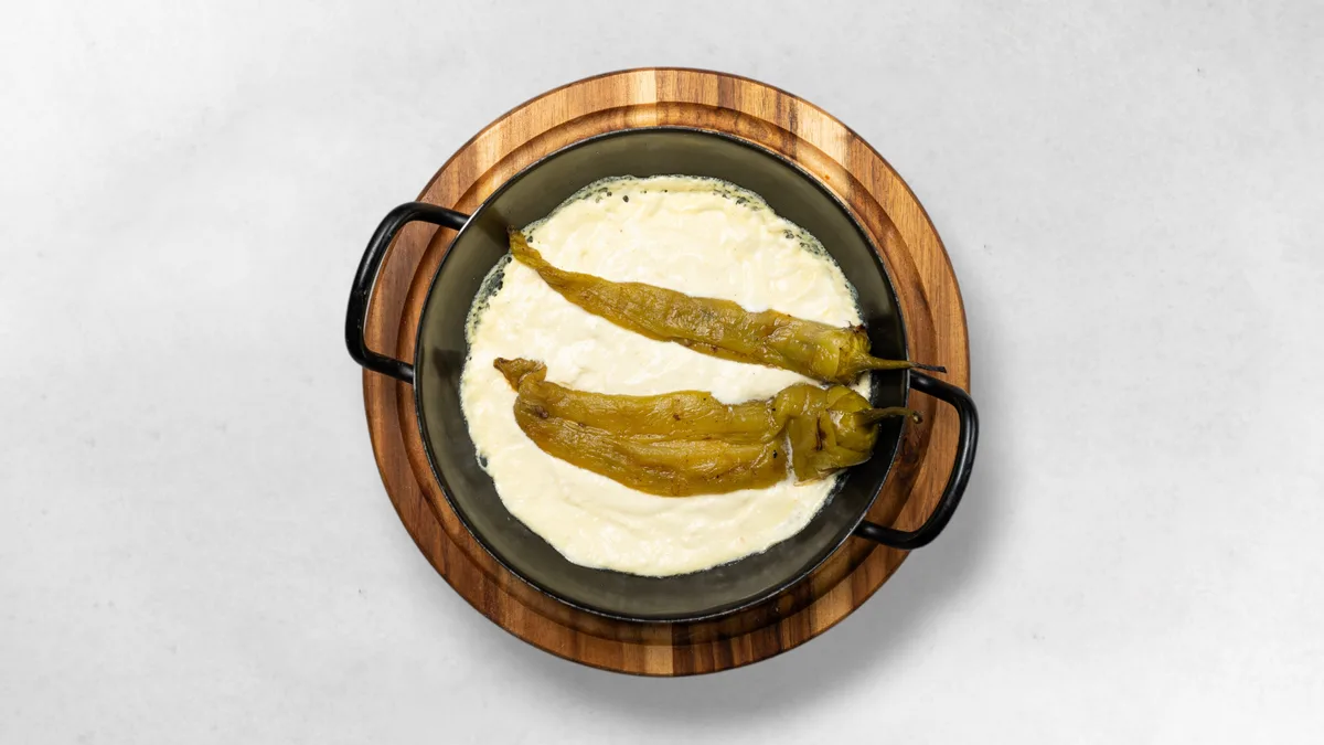 Paprika mit Rahmsoße