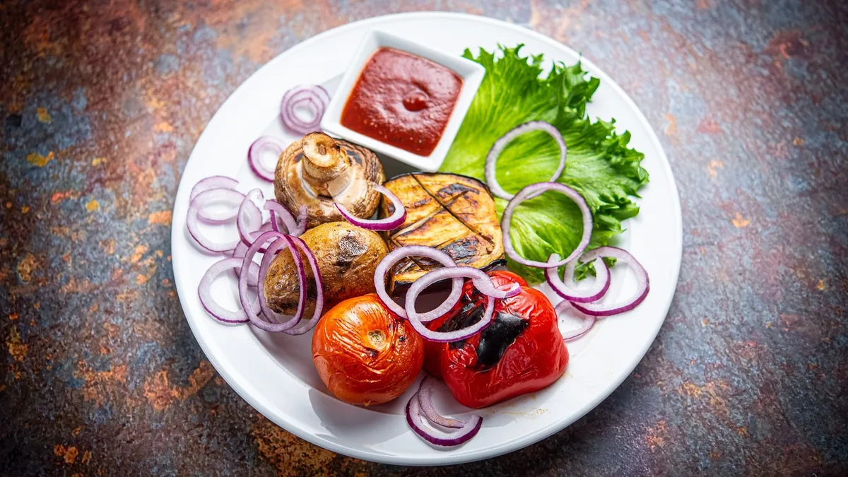 Grillitud köögiviljad