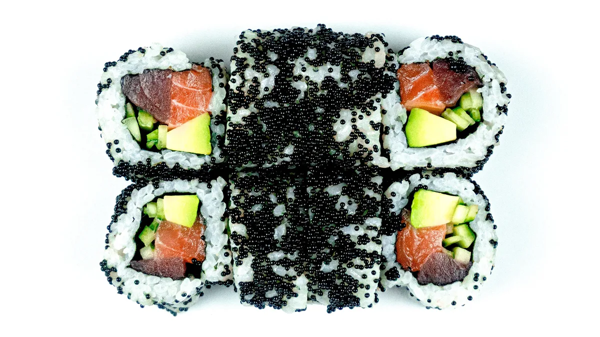 Black California Tuna and Salmon