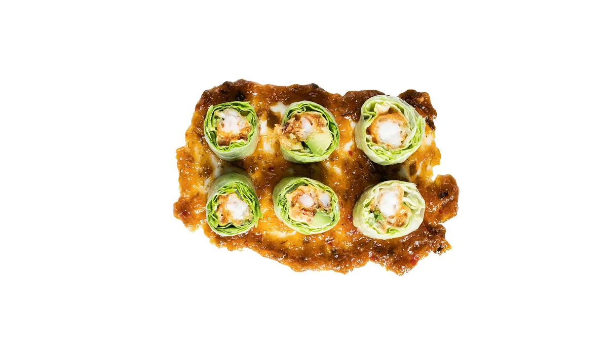Ebi salad roll