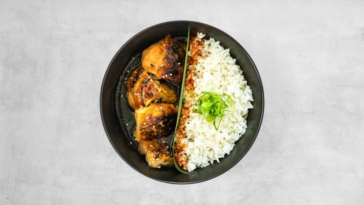 Kuře teriyaki s rýží