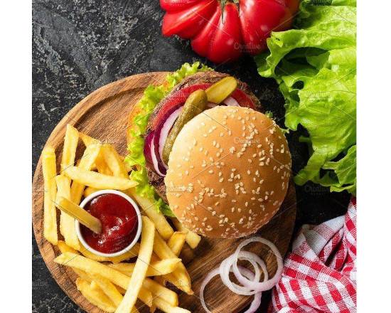 Combo Hamburguesa Doble Torta