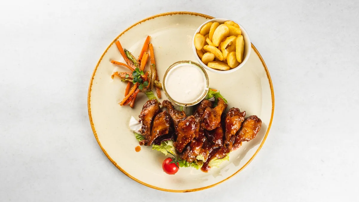 BBQ chicken wings