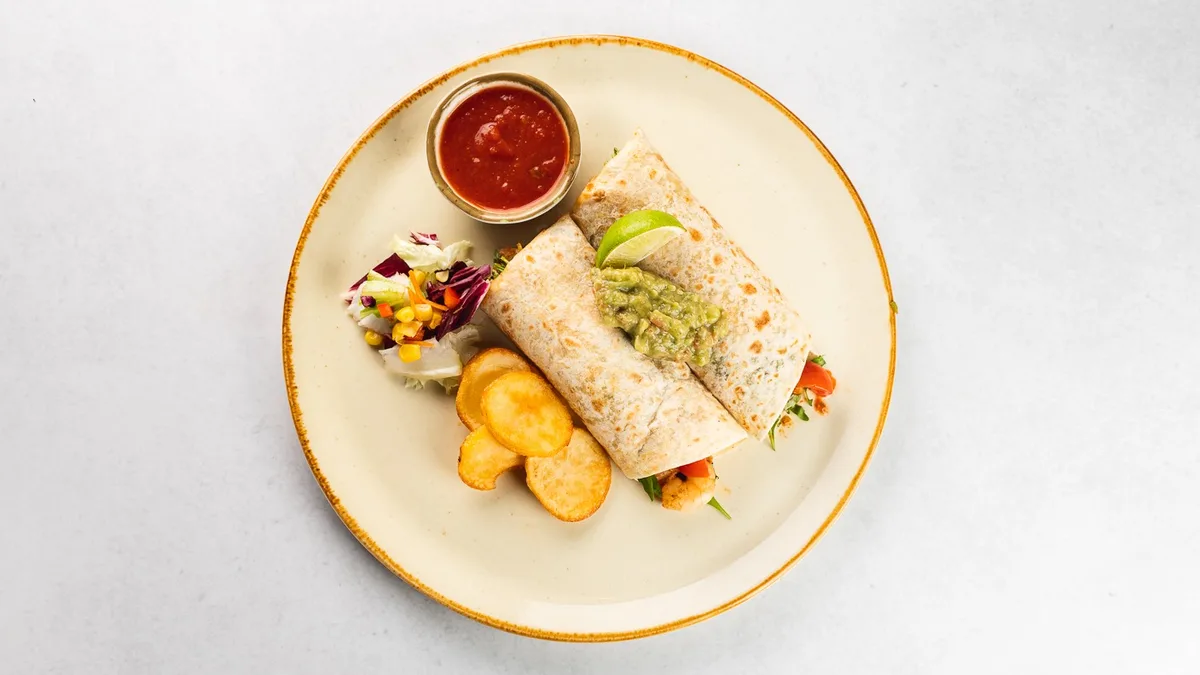 Burrito King shrimp