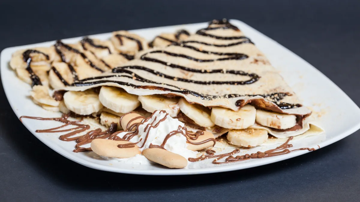 Nutela, plazma, banana