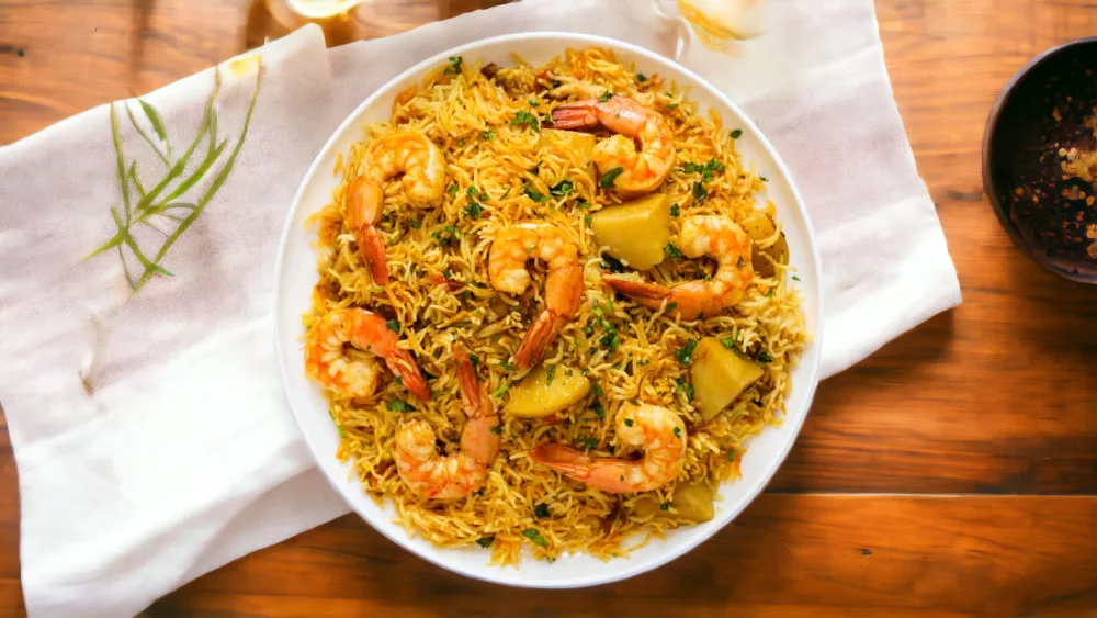 Kreveti Biryani