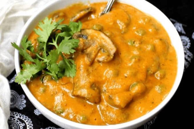 Mushroom Mattar
