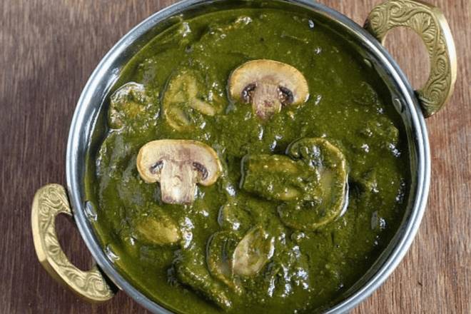 Mushroom Palaak Saag