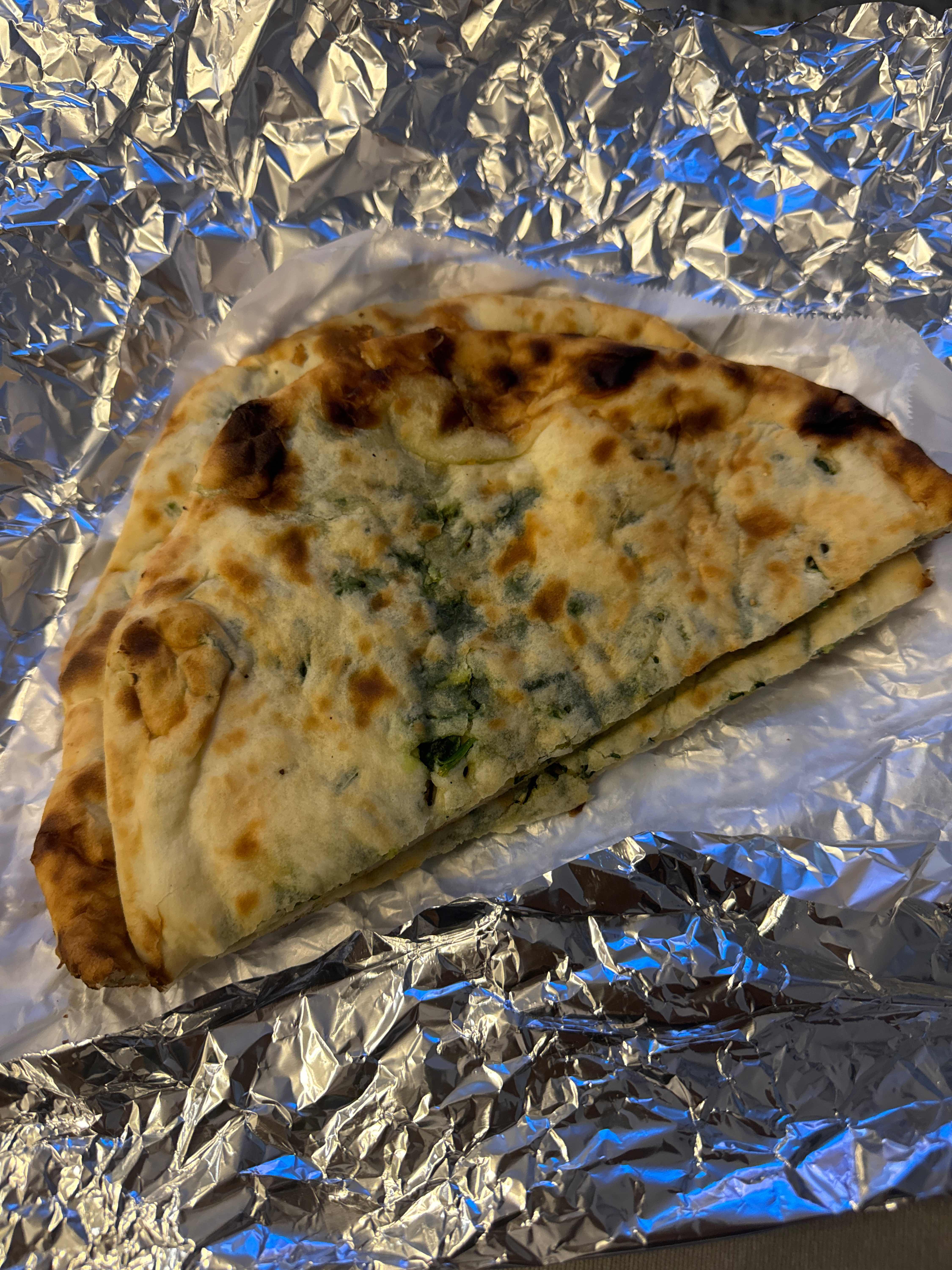 Spinach Naan