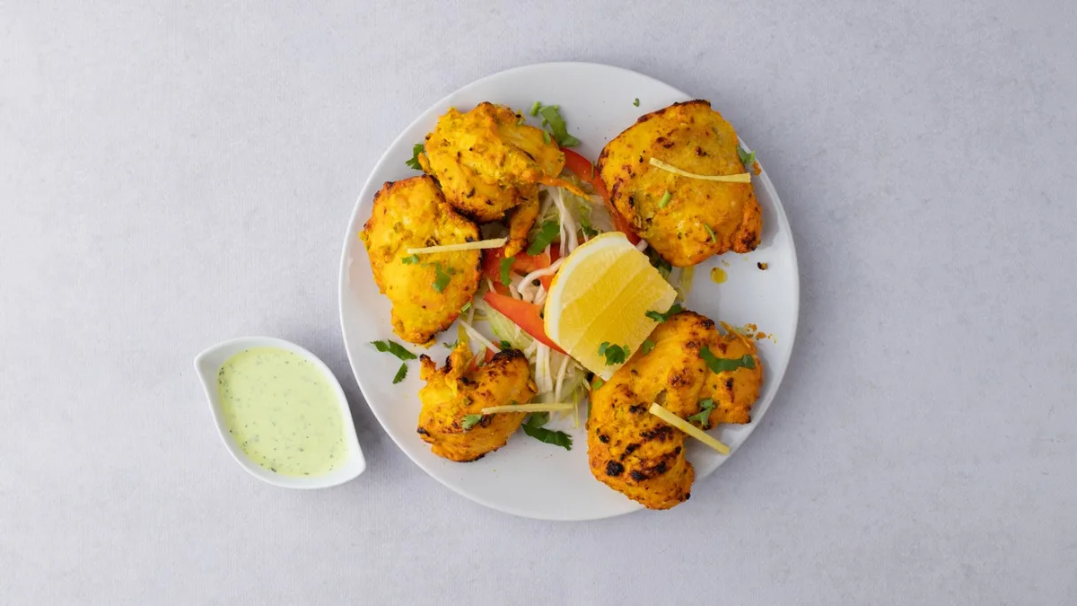 Chicken hariyali tikka