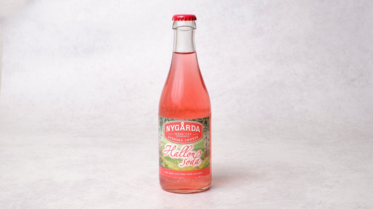 Hallonsoda 33 cl