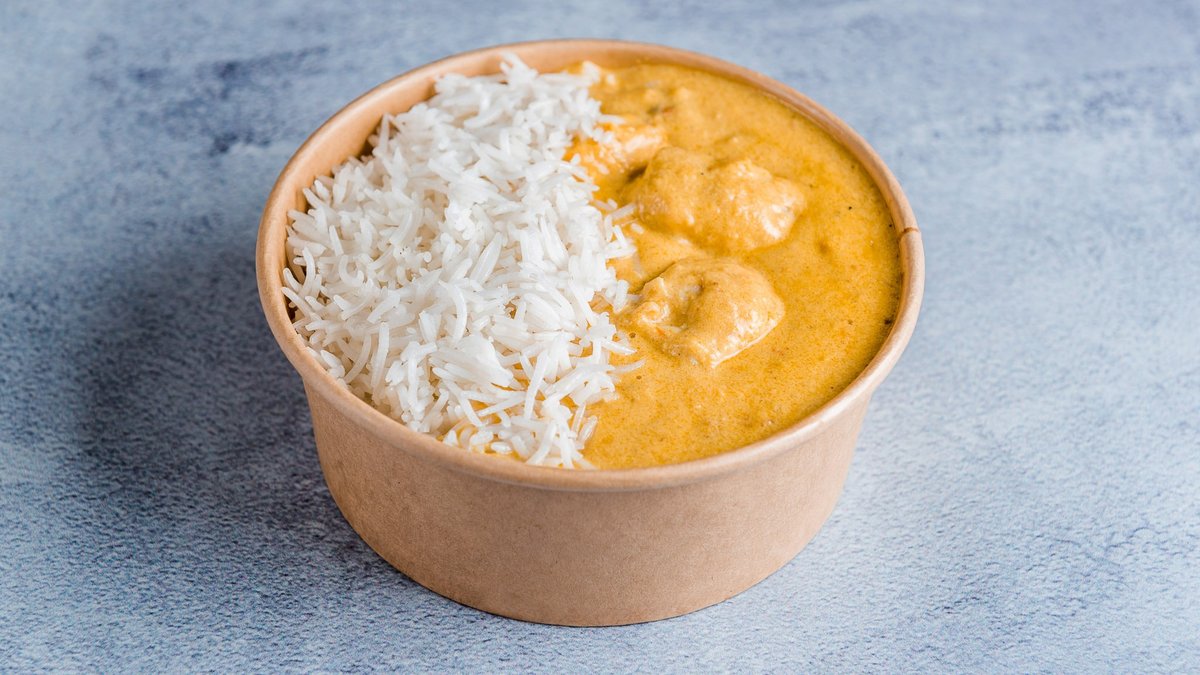 Bowl Chicken Korma με Ρύζι