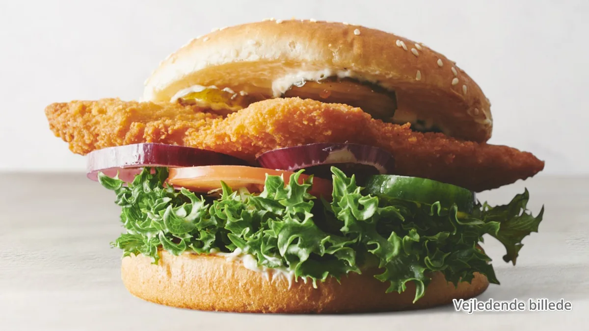 104. Fish burger Menu