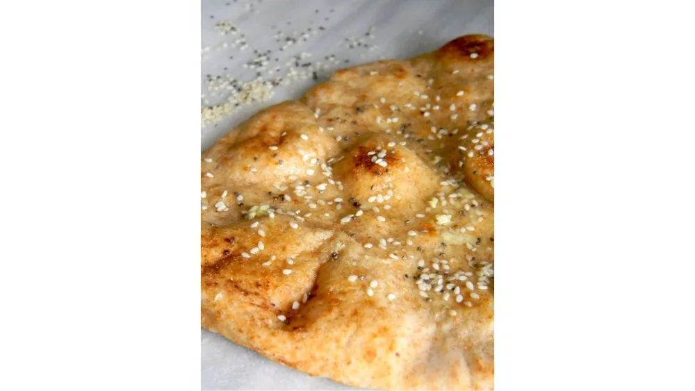 Szezámmagos lepénykenyér