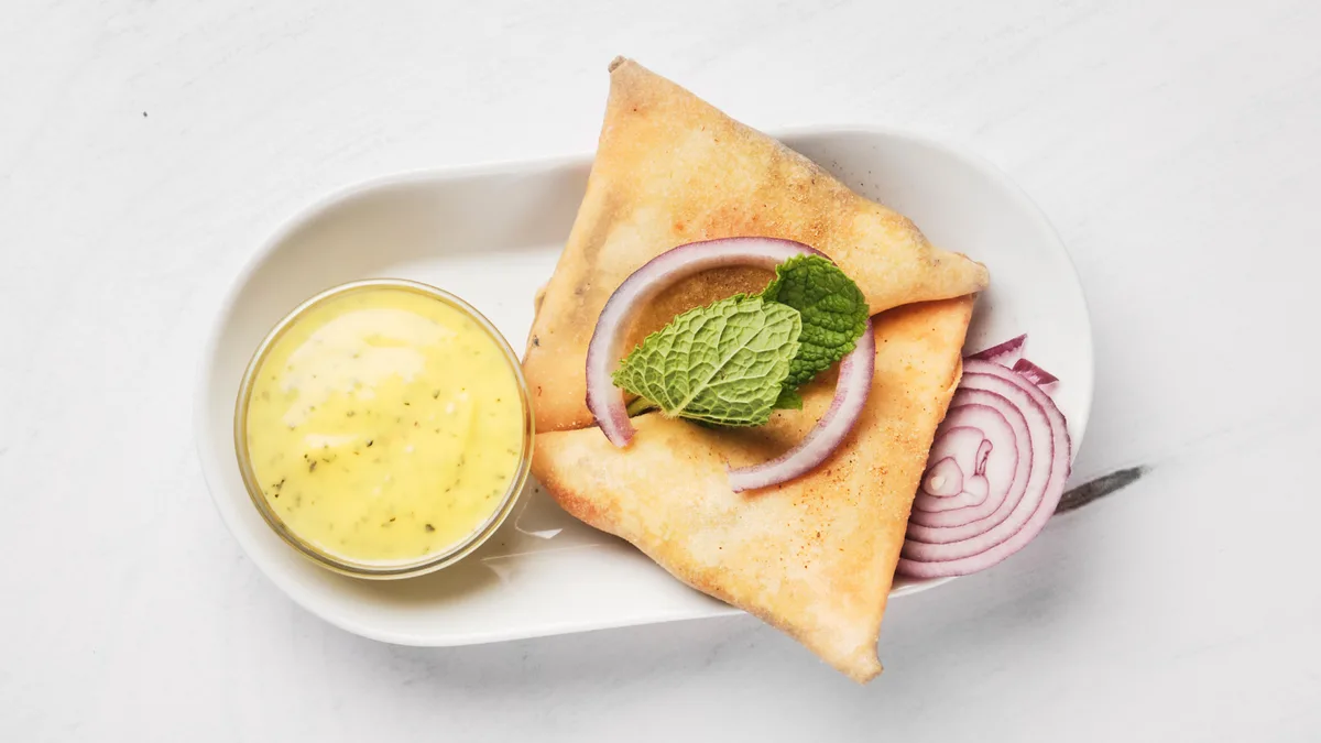 Vegetarisk samosa