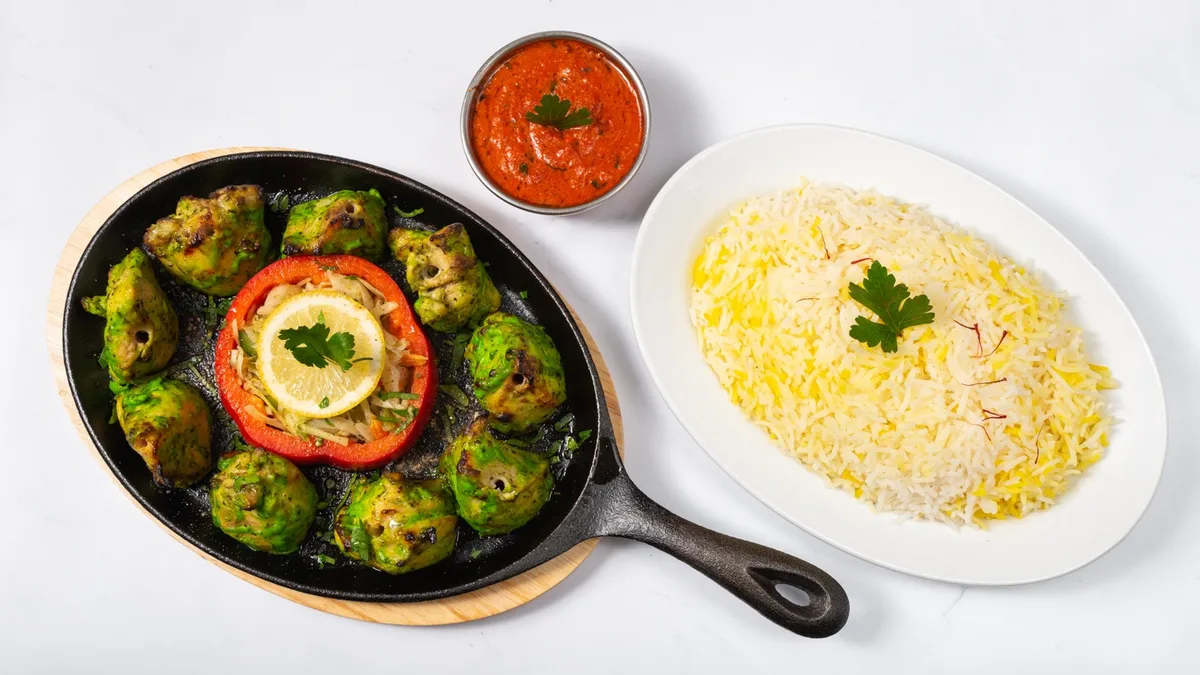 Malai Chicken Garlic Sizler