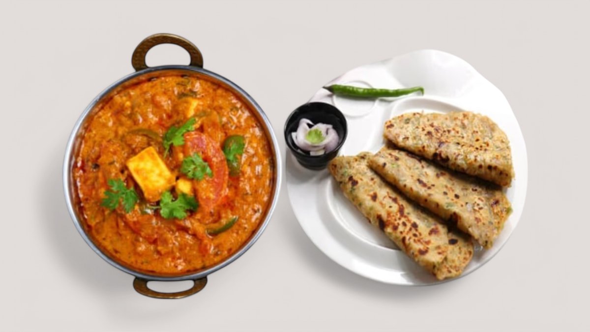 Alu Parantha + Veg Gravy