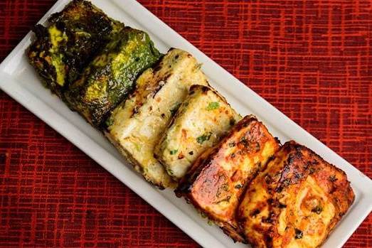 Paneer Tikka Queso Trilogía