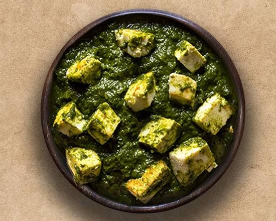 Cottage Cheese in Spinach