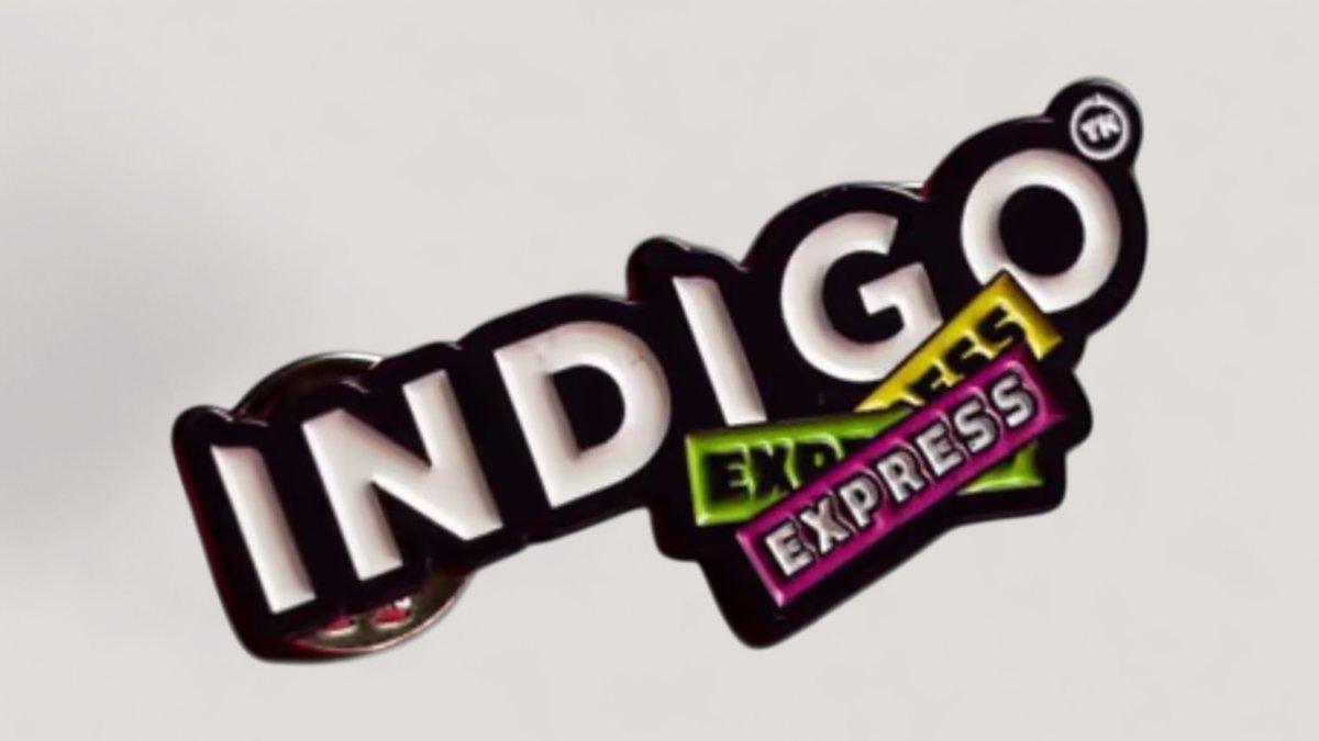 Indigoexpress kitűző