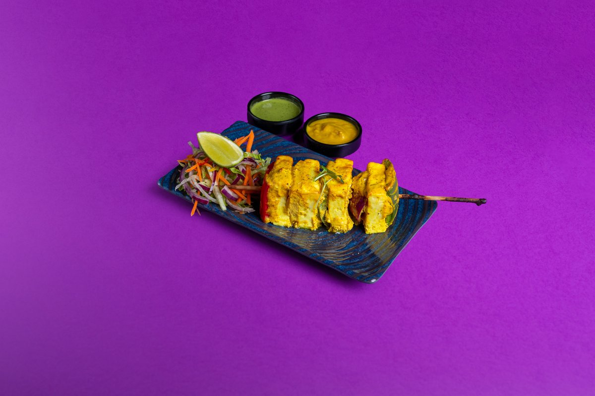 Paneer tikka nyárs