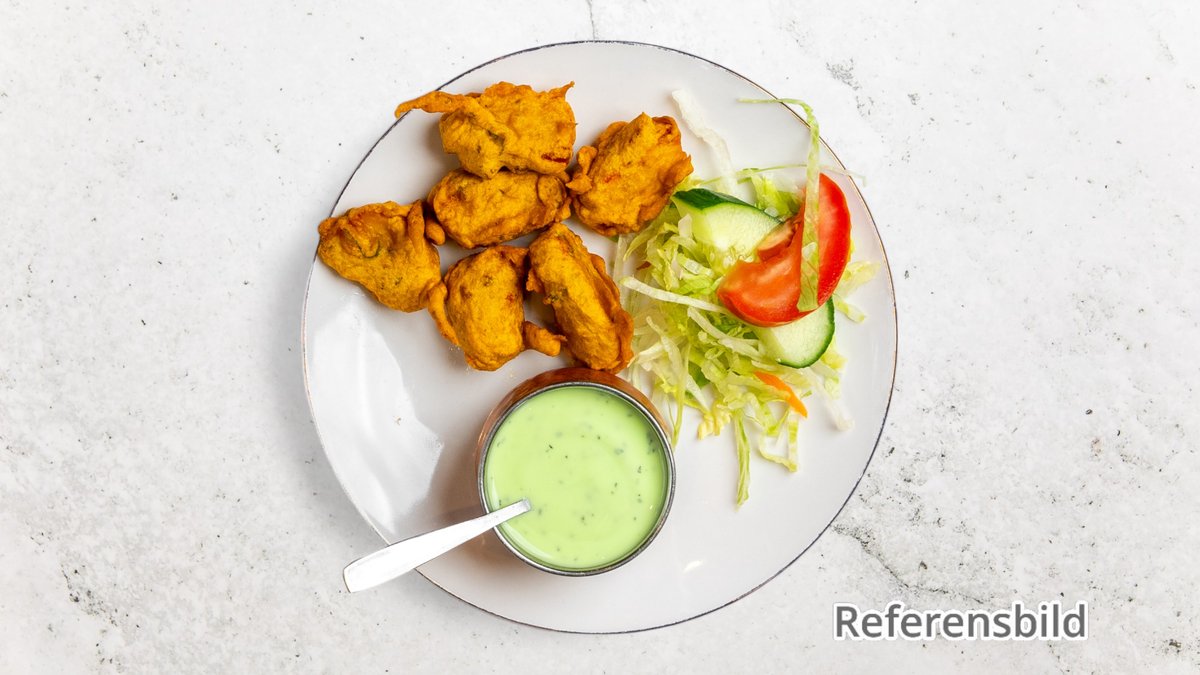 Pakoras Paneer eller Chicken