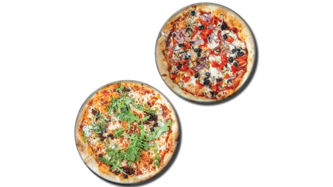 Dwie dowolne pizze 32cm w cenie 69.00 zł