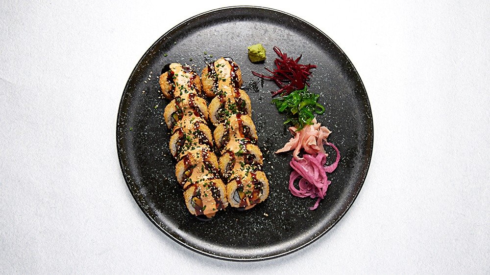 Friterad Shrimp Roll