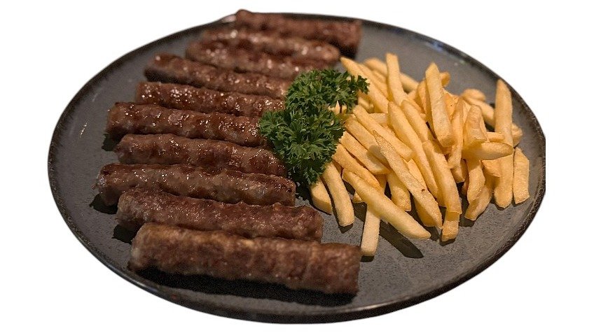 Ćevapi sa lukom na komad
