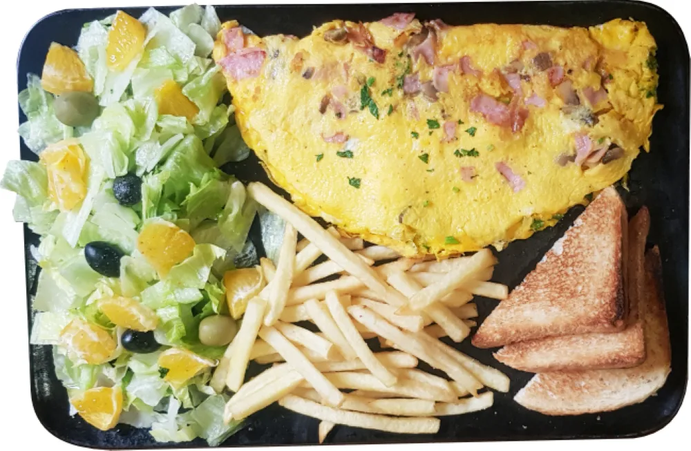 Omlet sa 3 priloga po izboru