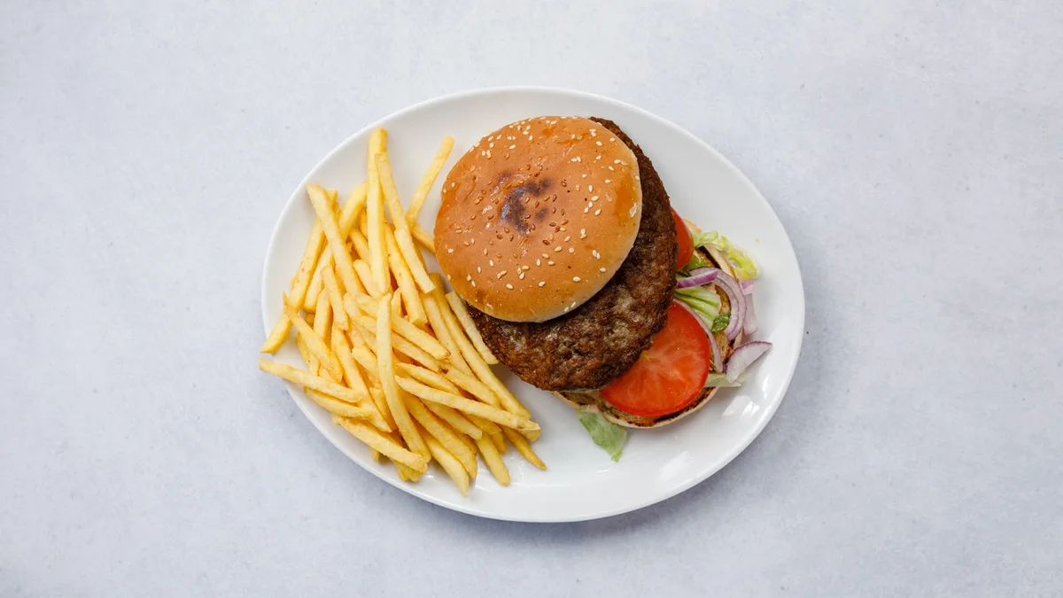 Hamburgermeny 150 g