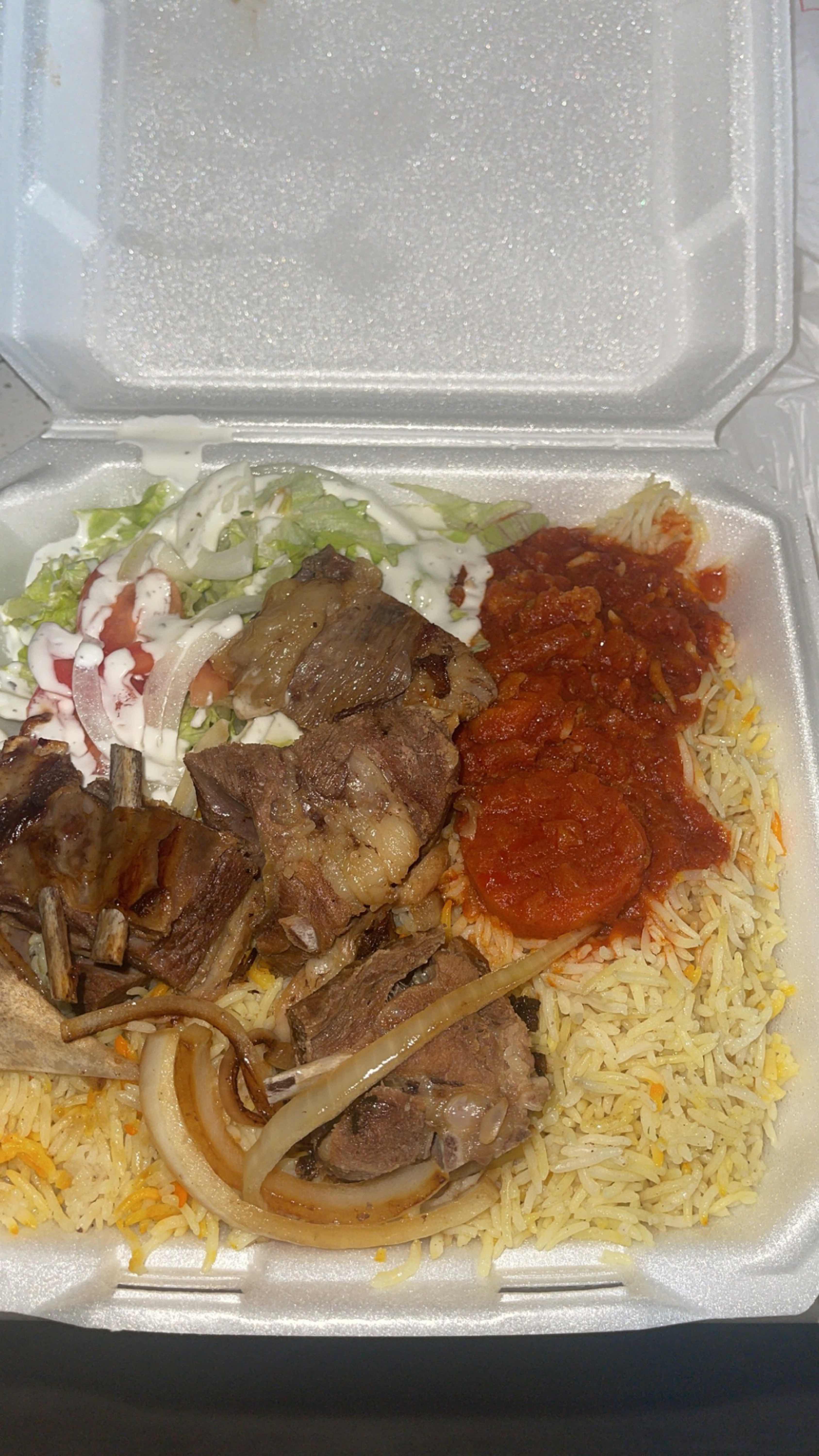 Rice with Goat