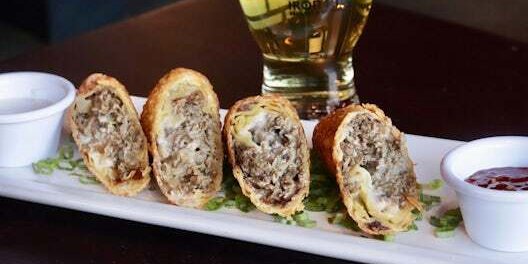 Philly Cheesesteak Egg Rolls