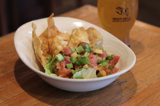 Ahi Tuna Poke Appetizer