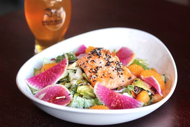 Grilled Sesame Salmon Salad