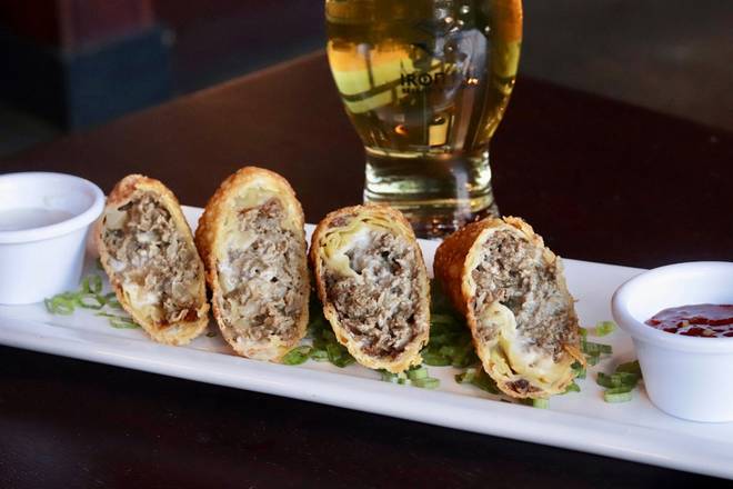 Philly Cheesesteak Egg Rolls