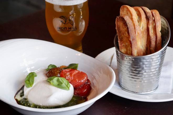 Tomato and Basil Pesto Burrata