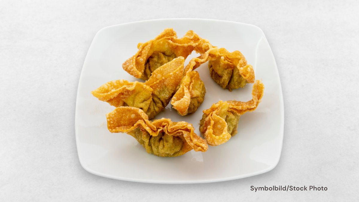 Frittierte Wantan-Taschen