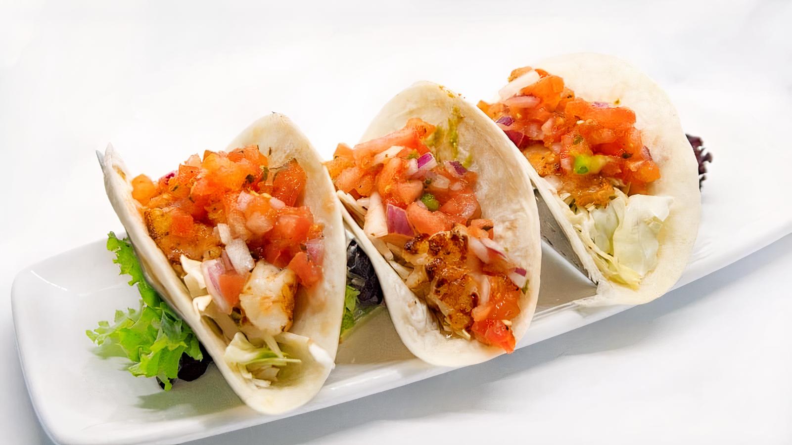 SHRIMP TACOS