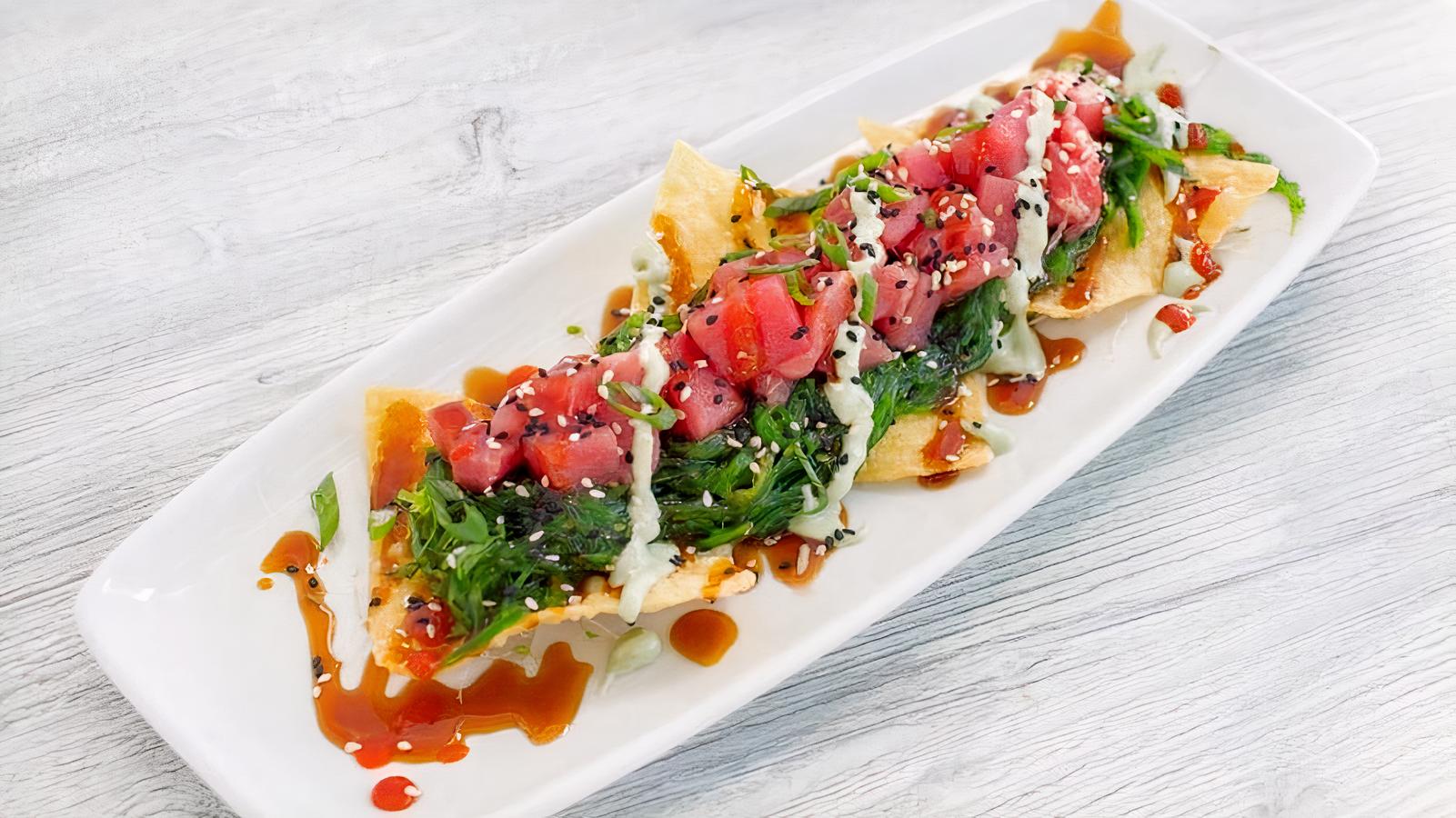 THE ORIGINAL TUNA NACHOS