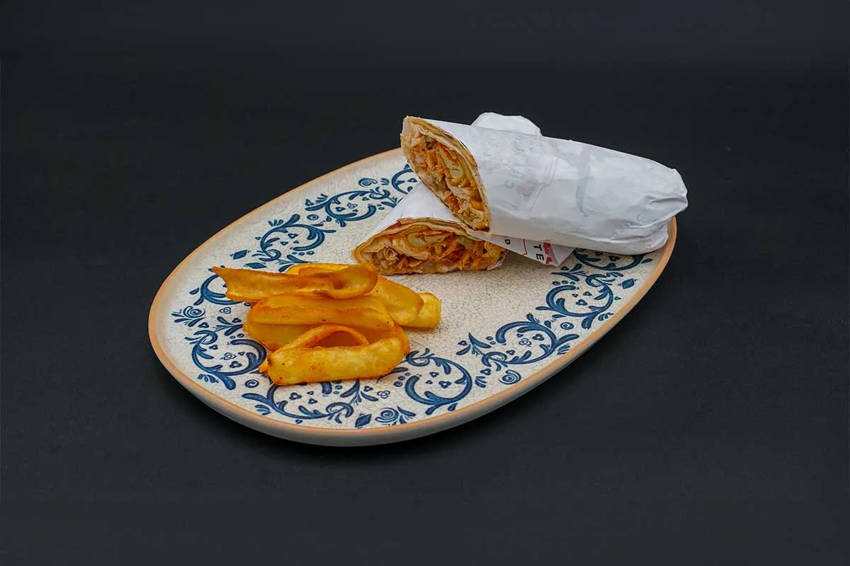 Hatay Style Chicken Doner Durum
