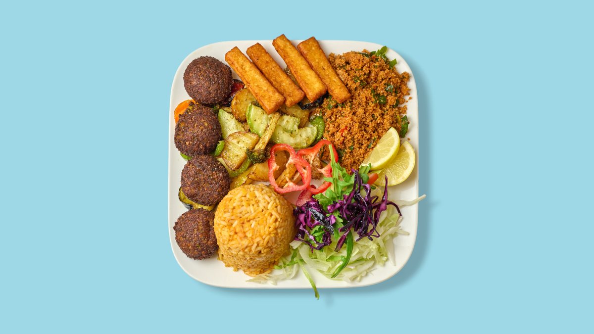 Falafel-Halloumi-Teller